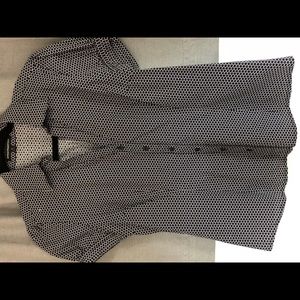 Express - Short sleeve, front button blouse